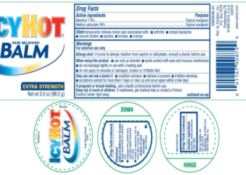 active ingredient in icy hot