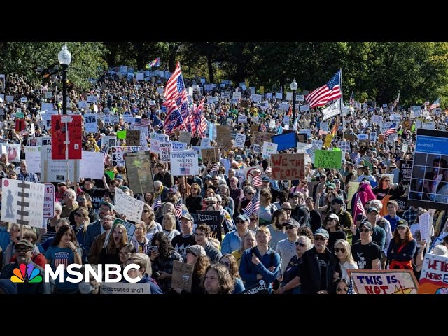 msnbc protests