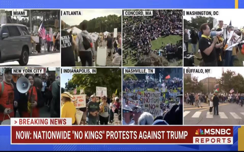 msnbc protests